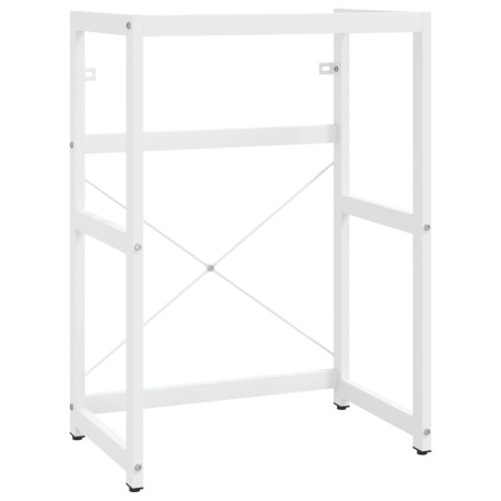 Struttura per Lavabo da Bagno Bianca 59x38x83 cm in Ferro
