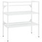 Struttura per Lavabo da Bagno Bianca 79x38x83 cm in Ferro Struttura per Lavabo da Bagno Bianca 79x38x83 cm in Ferro