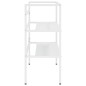 Struttura per Lavabo da Bagno Bianca 79x38x83 cm in Ferro Struttura per Lavabo da Bagno Bianca 79x38x83 cm in Ferro