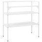 Struttura per Lavabo da Bagno Bianca 79x38x83 cm in Ferro Struttura per Lavabo da Bagno Bianca 79x38x83 cm in Ferro