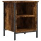 vidaXL Scarpiera Rovere Fumo 38x35x50 cm in Legno Multistrato