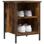 vidaXL Scarpiera Rovere Fumo 38x35x50 cm in Legno Multistrato