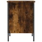 vidaXL Scarpiera Rovere Fumo 38x35x50 cm in Legno Multistrato