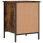vidaXL Scarpiera Rovere Fumo 38x35x50 cm in Legno Multistrato