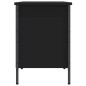 Scarpiera Nera 131x35x50 cm in Legno Multistrato Scarpiera Nera 131x35x50 cm in Legno Multistrato