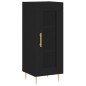 Credenza Nero 34,5x34x90 cm in Legno Multistrato Credenza Nero 34,5x34x90 cm in Legno Multistrato