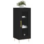 Credenza Nero 34,5x34x90 cm in Legno Multistrato Credenza Nero 34,5x34x90 cm in Legno Multistrato