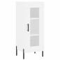 Credenza Bianca 34,5x34x90 cm in Legno Multistrato Credenza Bianca 34,5x34x90 cm in Legno Multistrato
