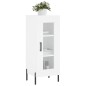 Credenza Bianca 34,5x34x90 cm in Legno Multistrato Credenza Bianca 34,5x34x90 cm in Legno Multistrato