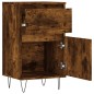 Credenze 2 pz Rovere Fumo 40x35x70 cm in Legno Multistrato Credenze 2 pz Rovere Fumo 40x35x70 cm in Legno Multistrato