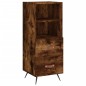 Credenza Rovere Fumo 34,5x34x90 cm in Legno Multistrato Credenza Rovere Fumo 34,5x34x90 cm in Legno Multistrato