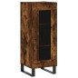 Credenza Rovere Fumo 34,5x34x90 cm in Legno Multistrato Credenza Rovere Fumo 34,5x34x90 cm in Legno Multistrato