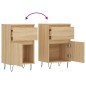 Credenze 2 pz Rovere Sonoma 40x35x70 cm in Legno Multistrato Credenze 2 pz Rovere Sonoma 40x35x70 cm in Legno Multistrato