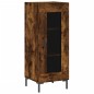 Credenza Rovere Fumo 34,5x34x90 cm in Legno Multistrato Credenza Rovere Fumo 34,5x34x90 cm in Legno Multistrato