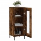 Credenza Rovere Fumo 34,5x34x90 cm in Legno Multistrato Credenza Rovere Fumo 34,5x34x90 cm in Legno Multistrato