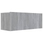 Set di Mobili Porta TV 6 pz Grigio Sonoma in Legno Multistrato Set di Mobili Porta TV 6 pz Grigio Sonoma in Legno Multistrato