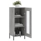 Credenza Grigio Sonoma 34,5x34x90 cm in Legno Multistrato Credenza Grigio Sonoma 34,5x34x90 cm in Legno Multistrato