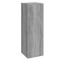 Set di Mobili Porta TV 6 pz Grigio Sonoma in Legno Multistrato Set di Mobili Porta TV 6 pz Grigio Sonoma in Legno Multistrato