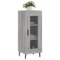 Credenza Grigio Sonoma 34,5x34x90 cm in Legno Multistrato Credenza Grigio Sonoma 34,5x34x90 cm in Legno Multistrato