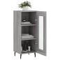 Credenza Grigio Sonoma 34,5x34x90 cm in Legno Multistrato Credenza Grigio Sonoma 34,5x34x90 cm in Legno Multistrato