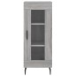 Credenza Grigio Sonoma 34,5x34x90 cm in Legno Multistrato Credenza Grigio Sonoma 34,5x34x90 cm in Legno Multistrato