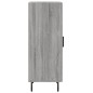 Credenza Grigio Sonoma 34,5x34x90 cm in Legno Multistrato Credenza Grigio Sonoma 34,5x34x90 cm in Legno Multistrato