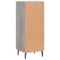 Credenza Grigio Sonoma 34,5x34x90 cm in Legno Multistrato Credenza Grigio Sonoma 34,5x34x90 cm in Legno Multistrato