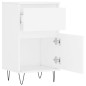 Credenza Bianca 40x35x70 cm in Legno Multistrato Credenza Bianca 40x35x70 cm in Legno Multistrato