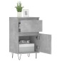 Credenza Grigio Cemento 40x35x70 cm in Legno Multistrato Credenza Grigio Cemento 40x35x70 cm in Legno Multistrato