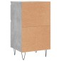 Credenza Grigio Cemento 40x35x70 cm in Legno Multistrato Credenza Grigio Cemento 40x35x70 cm in Legno Multistrato