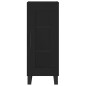 Credenza Nero 34,5x34x90 cm in Legno Multistrato Credenza Nero 34,5x34x90 cm in Legno Multistrato