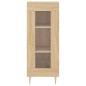Credenza Rovere Sonoma 34,5x34x90 cm in Legno Multistrato Credenza Rovere Sonoma 34,5x34x90 cm in Legno Multistrato