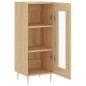Credenza Rovere Sonoma 34,5x34x90 cm in Legno Multistrato Credenza Rovere Sonoma 34,5x34x90 cm in Legno Multistrato