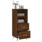 Credenza Rovere Marrone 34,5x34x90 cm in Legno Multistrato Credenza Rovere Marrone 34,5x34x90 cm in Legno Multistrato