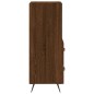 Credenza Rovere Marrone 34,5x34x90 cm in Legno Multistrato Credenza Rovere Marrone 34,5x34x90 cm in Legno Multistrato
