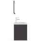 Set Mobili da Bagno Grigio in Truciolato