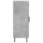 Credenza Grigio Cemento 34,5x34x90 cm in Legno Multistrato Credenza Grigio Cemento 34,5x34x90 cm in Legno Multistrato