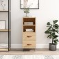 Credenza Rovere Sonoma 34,5x34x90 cm in Legno Multistrato Credenza Rovere Sonoma 34,5x34x90 cm in Legno Multistrato