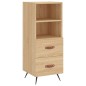 Credenza Rovere Sonoma 34,5x34x90 cm in Legno Multistrato Credenza Rovere Sonoma 34,5x34x90 cm in Legno Multistrato