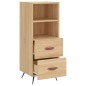 Credenza Rovere Sonoma 34,5x34x90 cm in Legno Multistrato Credenza Rovere Sonoma 34,5x34x90 cm in Legno Multistrato