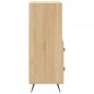 Credenza Rovere Sonoma 34,5x34x90 cm in Legno Multistrato Credenza Rovere Sonoma 34,5x34x90 cm in Legno Multistrato