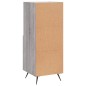 Credenza Grigio Sonoma 34,5x34x90 cm in Legno Multistrato Credenza Grigio Sonoma 34,5x34x90 cm in Legno Multistrato