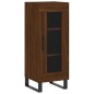 Credenza Rovere Marrone 34,5x34x90 cm in Legno Multistrato Credenza Rovere Marrone 34,5x34x90 cm in Legno Multistrato