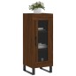 Credenza Rovere Marrone 34,5x34x90 cm in Legno Multistrato Credenza Rovere Marrone 34,5x34x90 cm in Legno Multistrato