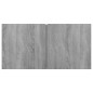 Set di Mobili Porta TV 4 pz Grigio Sonoma in Legno Multistrato Set di Mobili Porta TV 4 pz Grigio Sonoma in Legno Multistrato