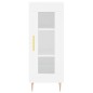 Credenza Bianca 34,5x34x90 cm in Legno Multistrato Credenza Bianca 34,5x34x90 cm in Legno Multistrato