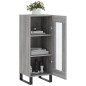 Credenza Grigio Sonoma 34,5x34x90 cm in Legno Multistrato Credenza Grigio Sonoma 34,5x34x90 cm in Legno Multistrato