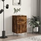 Credenza Rovere Fumo 40x35x70 cm in Legno Multistrato Credenza Rovere Fumo 40x35x70 cm in Legno Multistrato