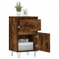 Credenza Rovere Fumo 40x35x70 cm in Legno Multistrato Credenza Rovere Fumo 40x35x70 cm in Legno Multistrato