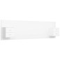 Testiera per Letto con Armadietti in Legno Multistrato Bianco Testiera per Letto con Armadietti in Legno Multistrato Bianco